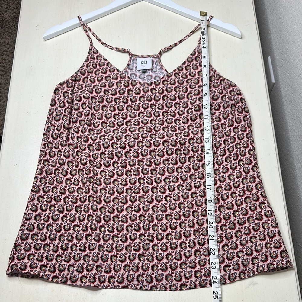 CAbi Pink and Brown Printed Camisole - Picture 13 of 13